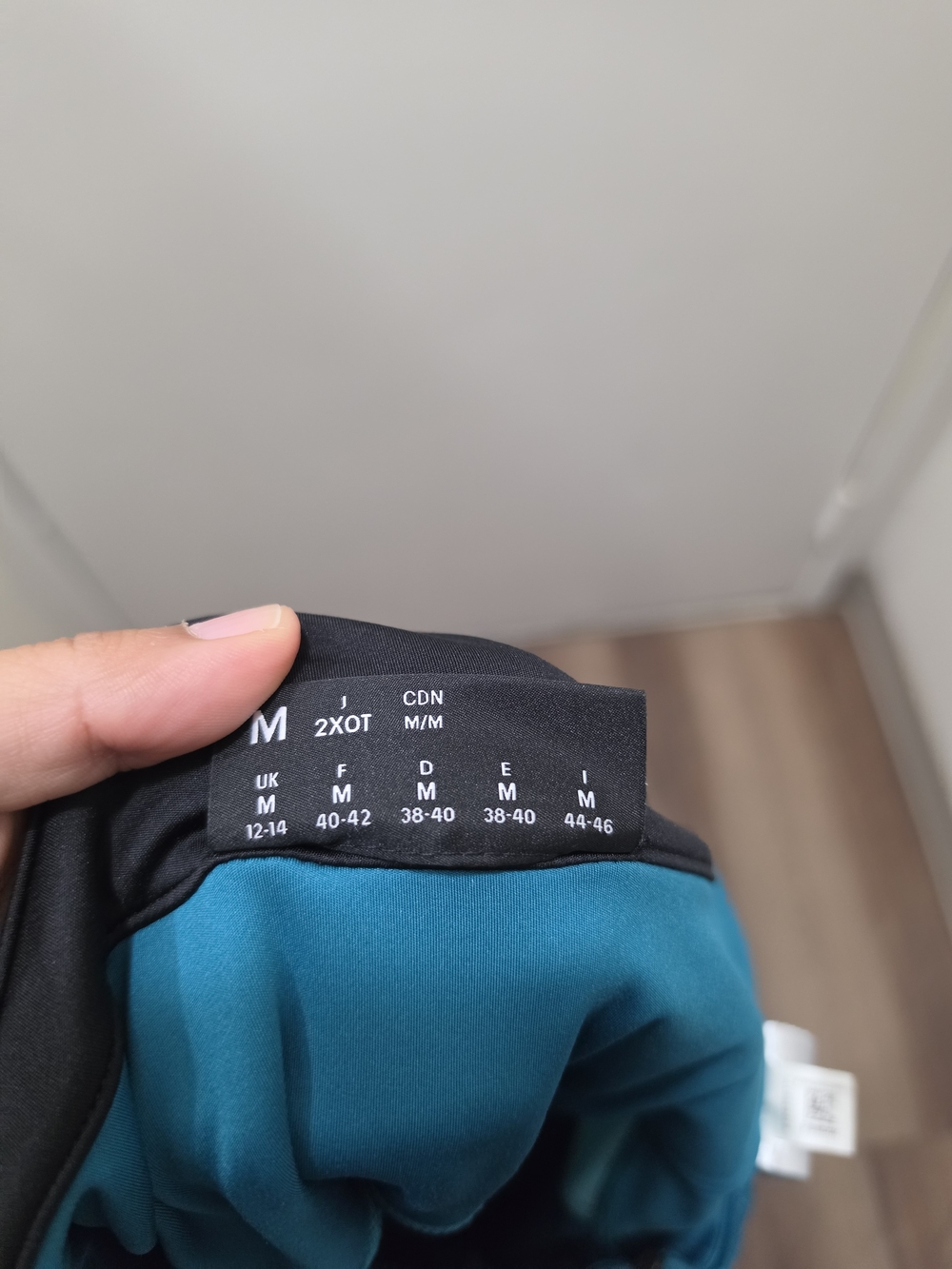 Reebok x Cardi B Women's Seaport Teal Leotard & Bandeau Top Set - Size Medium - Picture 10 of 16